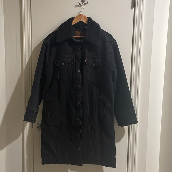 Levi's Longline Padded Trucker Jacket - Picture 6 of 8